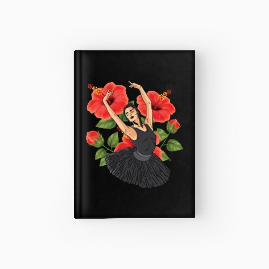Ballerina Dancer Ballet Dancer Gift Hardcover Journal
