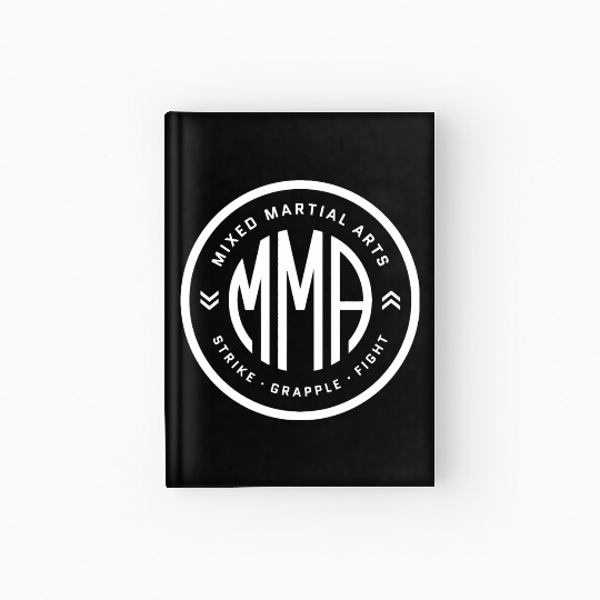 Mma Bjj Mixed Martial Arts Fan Fighter Strike Grap Hardcover Journal