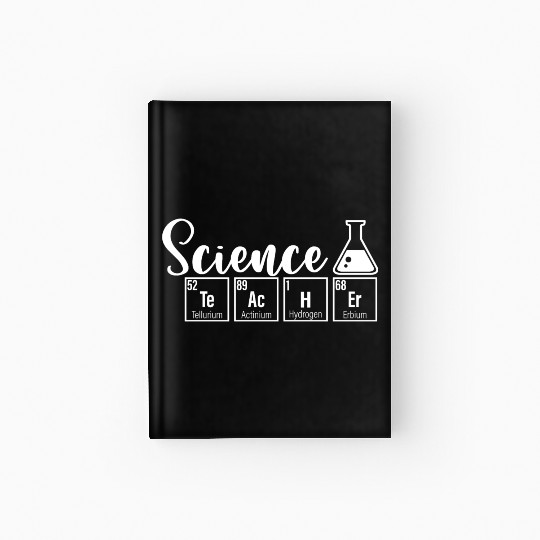 High School Science Teacher Hardcover Journal Funny Science
