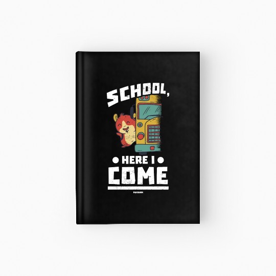 Children school school bus enrollment Hardcover Journal