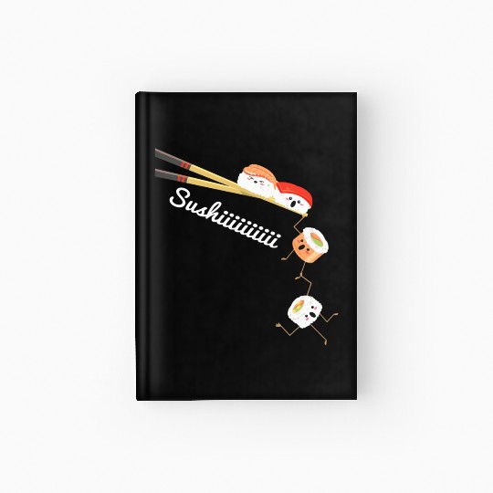 Sushi Lover Japan Lover Cuisine Chef Foodie Hardcover Journal