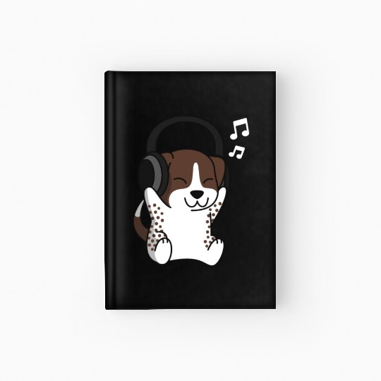 Music Lover German Shorthaired Pointer Hardcover Journal