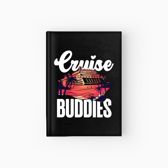 Cruise Ship Vacation Friends Girl Hardcover Journal