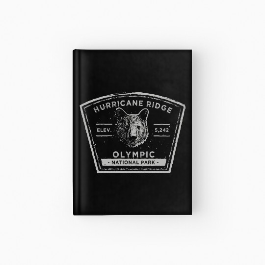 Hurricane Ridge Olympic National Park Hardcover Journal