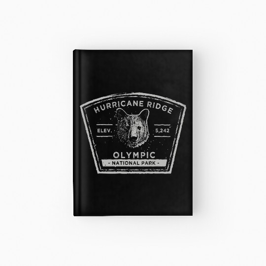 Hurricane Ridge Olympic National Park Hardcover Journal