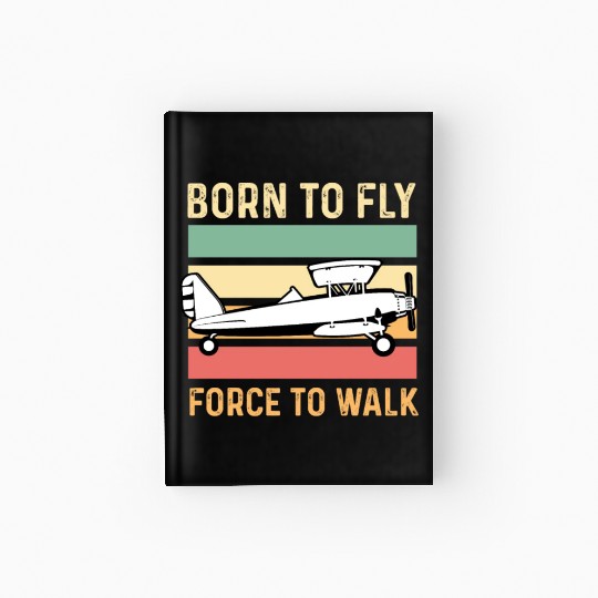 Forced to Walk Aircraft Mechanic Gift Hardcover Journal