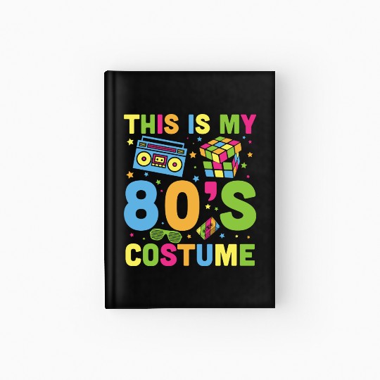 This is my 80s Costume Radio Cassette Tape Gifts Hardcover Journal