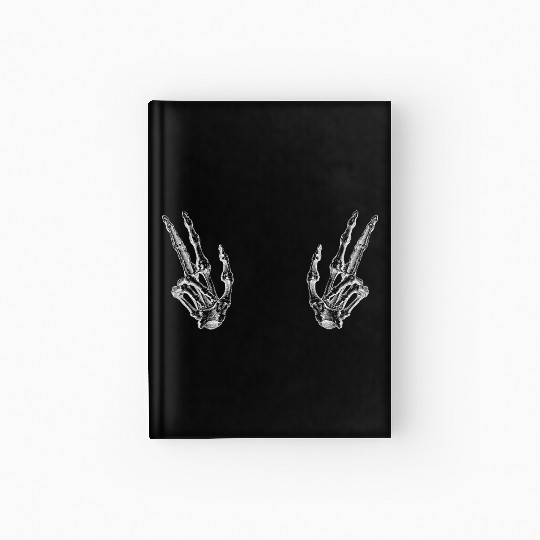 Skeleton Hand Hardcover Journal