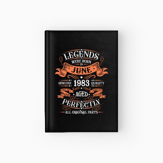 June 1983 Anniversary June 1983 June Hardcover Journal