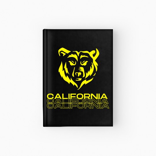 California bear Hardcover Journal