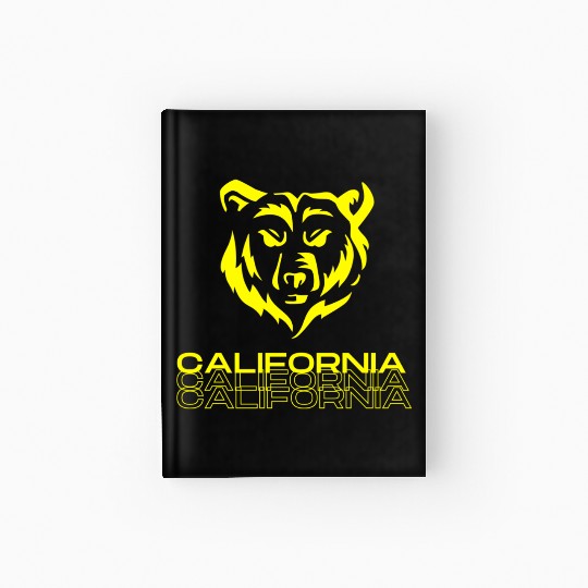 California bear Hardcover Journal