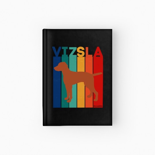 Vizsla Rainbow Square Hardcover Journal