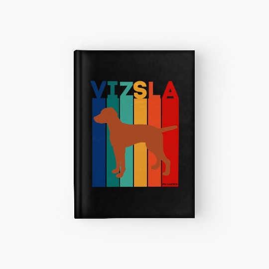 Vizsla Rainbow Square Hardcover Journal