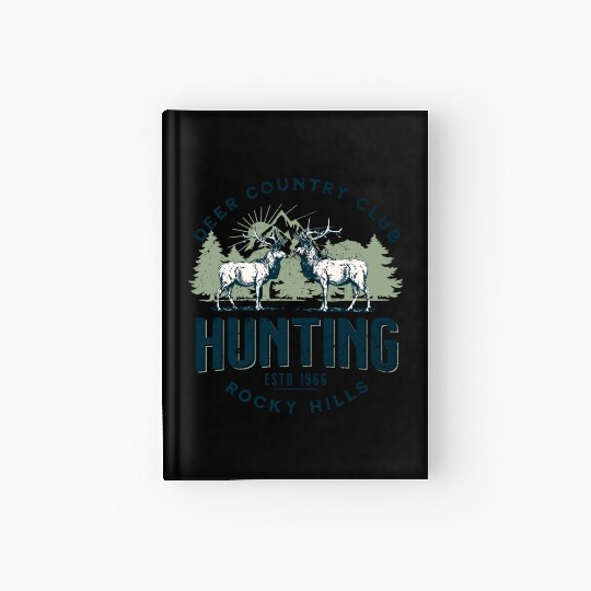 Deer country club Hardcover Journal