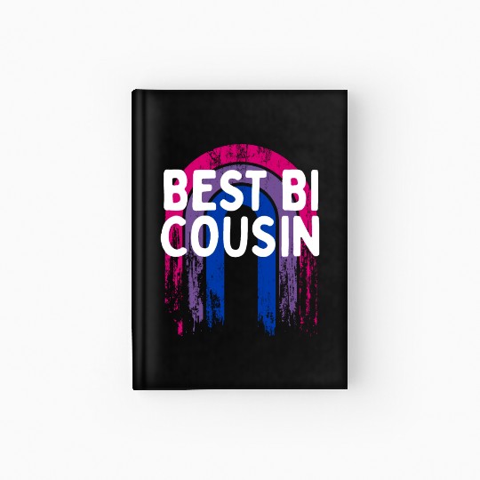Best Bi Cousin Bisexual LGBTQ Bi Pride LGBT Family Hardcover Journal