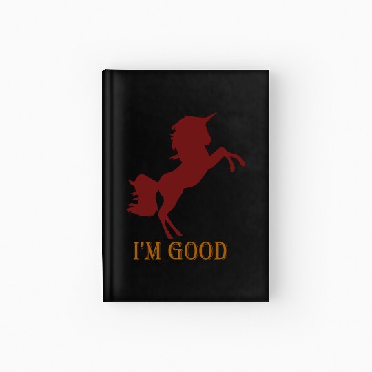 I'm fine Hardcover Journal