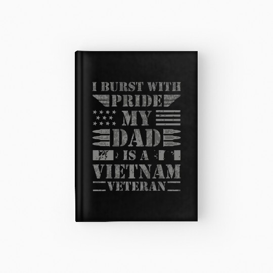 Proud Son Daughter of A Vietnam Veteran Hardcover Journal