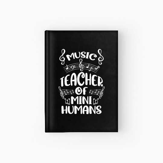 Music Teacher Clef Hardcover Journal