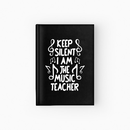 Music Teacher Clef Hardcover Journal