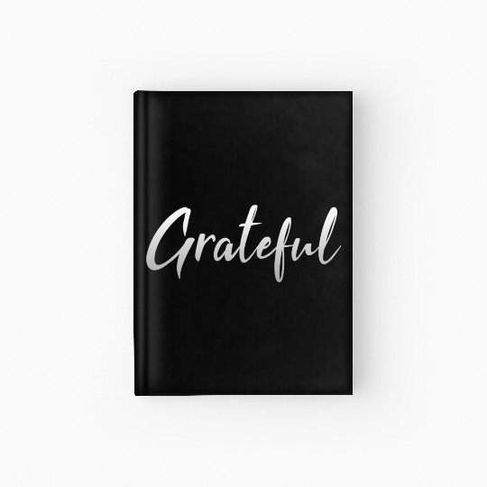 Grateful - Silver FINAL 1 Hardcover Journal
