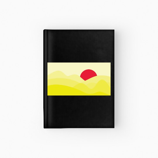 Minimalist Sun Yellow Hardcover Journal