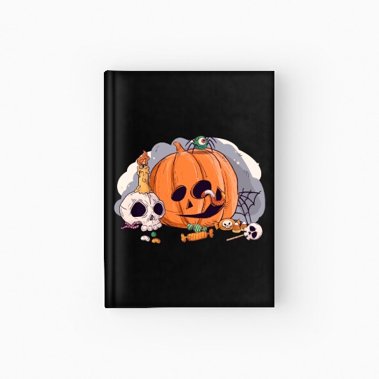 Pumpkin spooky Halloween*T Hardcover Journal