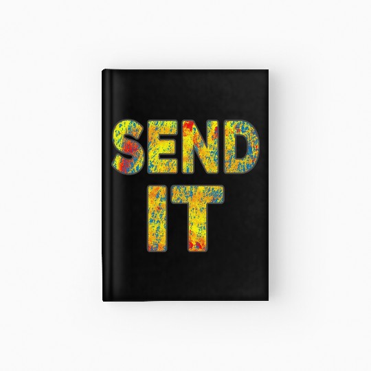 Mountain Bike - Send It - Fat Bike MTB Hardcover Journal