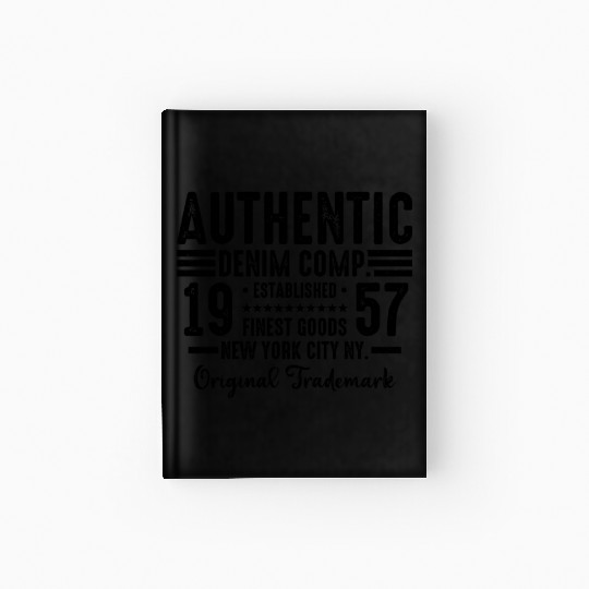 New York City Born In 1957 Vintage Birthday Hardcover Journal