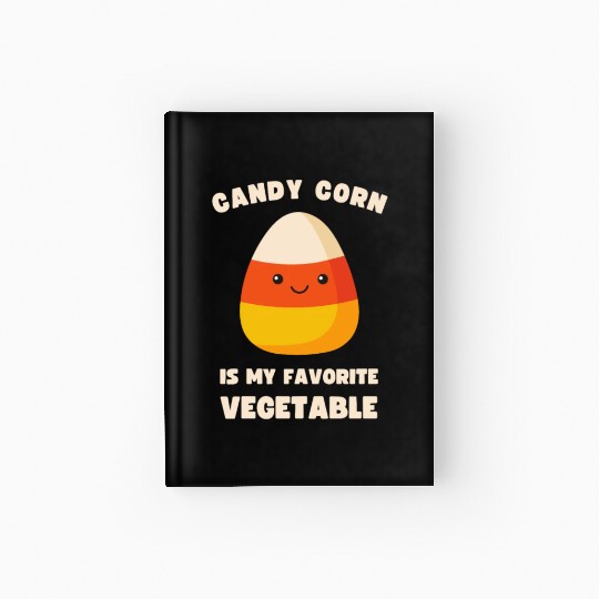 LAZY COSTUME CANDY CORN IS MY FAVORITE VEGETABLE Hardcover Journal
