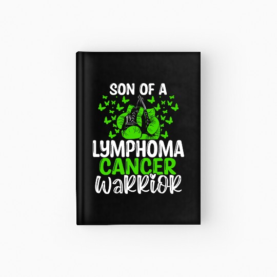 Lymphoma Cancer Awareness Month Ribbon Son Hardcover Journal
