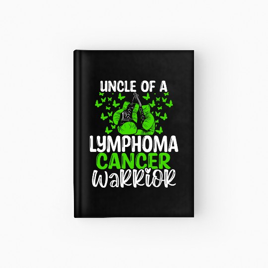 Lymphoma Cancer Awareness Uncle Nephew Niece Hardcover Journal
