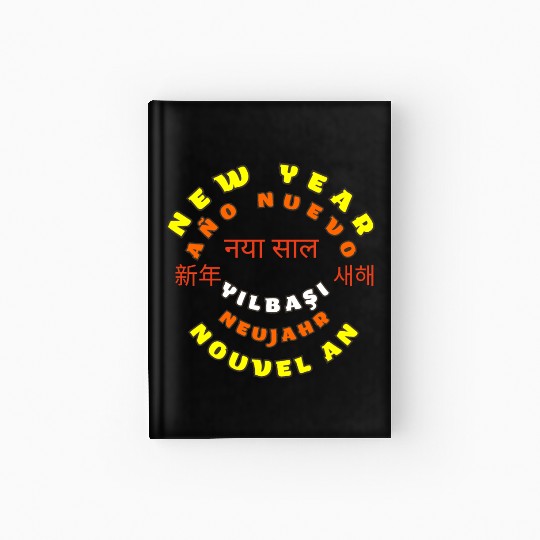 happy holidays happy christmas Hardcover Journal Essential