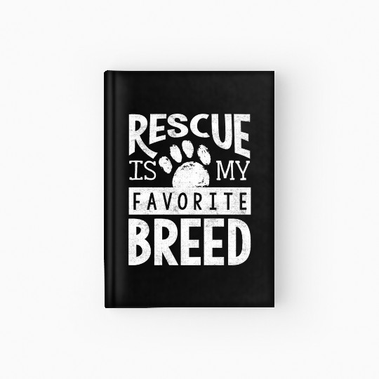 Dog rescue, Dogs, Dog Hardcover Journal