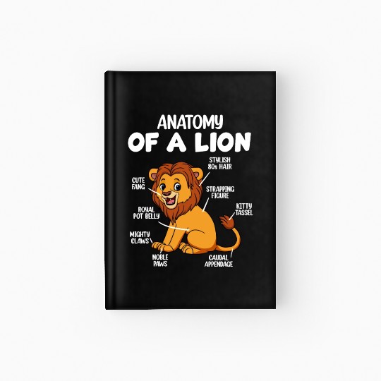 Anatomy Of A Lion Hardcover Journal