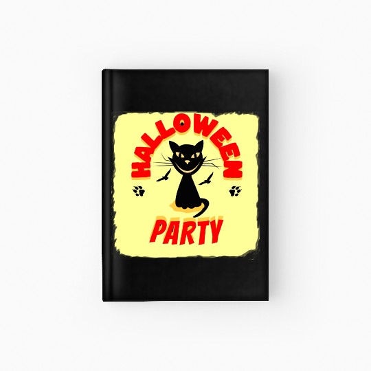 HALLOWEEN PARTY NIGHT Hardcover Journal