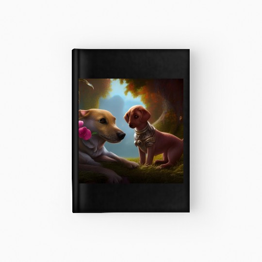 Puppy Love Cute Puppies with A Little Steampunk Hardcover Journal