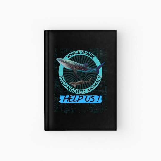 Protect Marine Animal Whale Shark Hardcover Journal