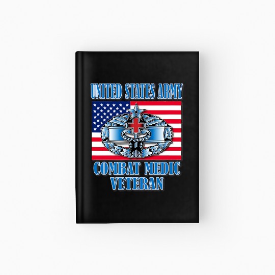 Combat Medic 2nd Award Memorable Us Hardcover Journal