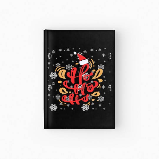 Santa claus says ho ho ho Hardcover Journal