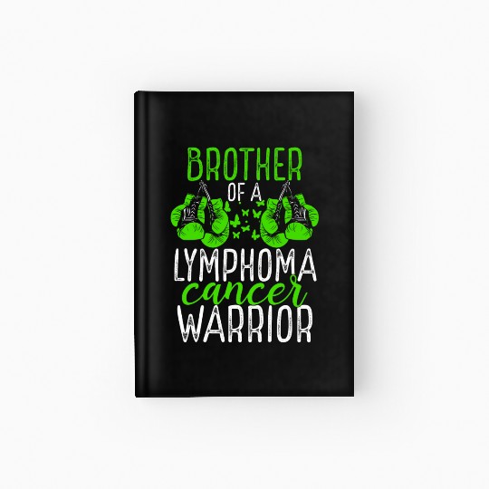 Brother Lymphoma Cancer Awareness Sibling Twin Hardcover Journal