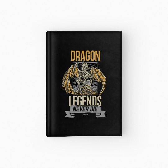 Dragon Legends Never Die Hardcover Journal