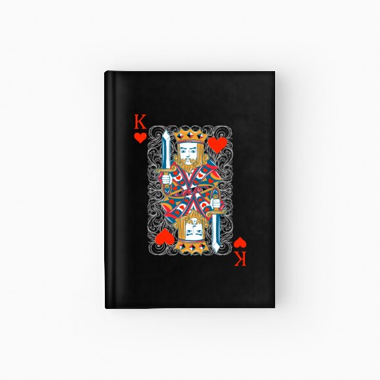 King of Hearts, Poker Hardcover Journal