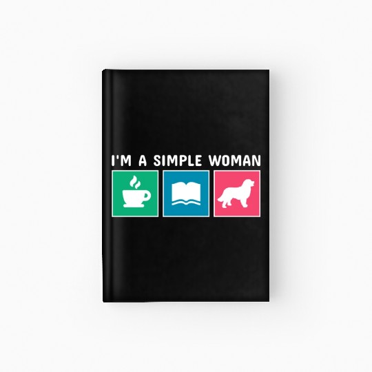 Coffee Books Bernese Mountain Dog Hardcover Journal