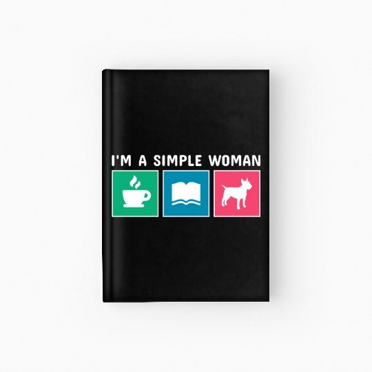 Coffee Books English Bull Terrier Hardcover Journal