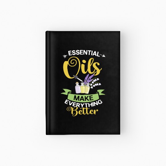 Essential Oil Diffuser Peppermint Aromatherapy Hardcover Journal
