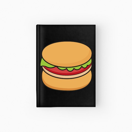 very cute delicious burgers Hardcover Journal