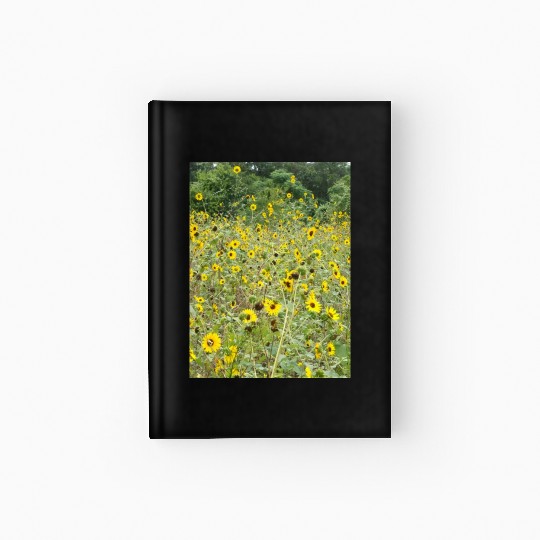 My Photography - Swamp Sunflowers in Texas Hardcover Journal