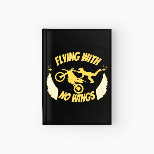 Yellow Flying With No Wings Hardcover Journal