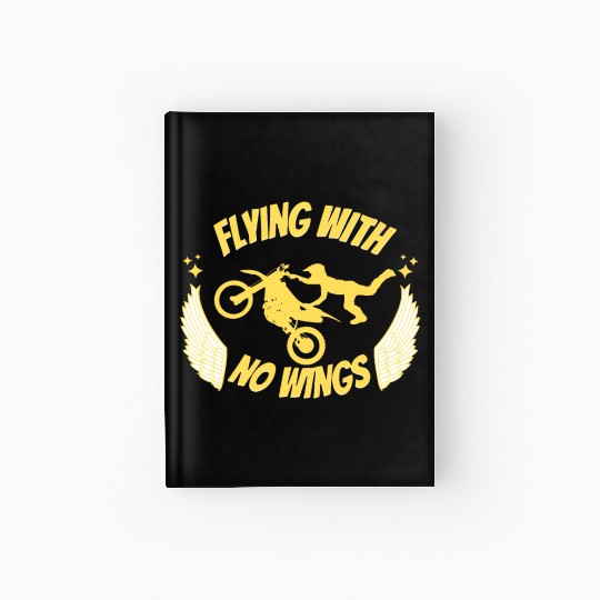 Yellow Flying With No Wings Hardcover Journal
