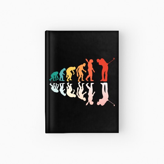 Human Evolution Band Golf Hardcover Journal